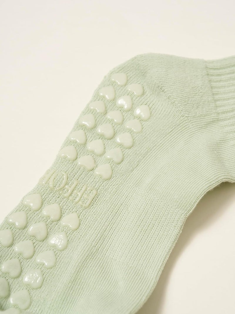 Shapes Studio Crew Half Calf Grip Socks, Cutest Fruits Pilates Socks, Ruffle socks, Non-Slip, Barre Yoga Fitness - Image 3